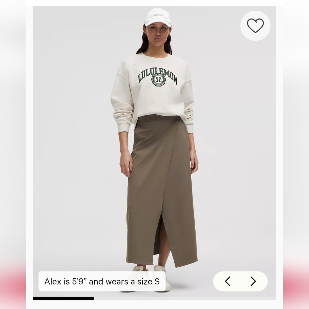 lululemon Daydrift High-Rise Maxi Skirt . Nomad